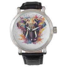 Elephant Design Hand Watch