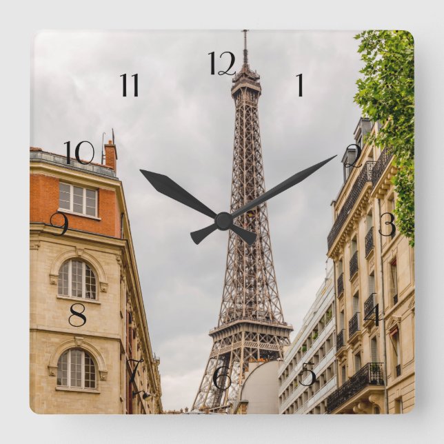 Relógio em Torre Eiffel (Frente)