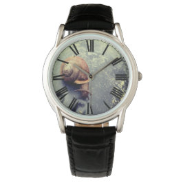 Relógio Em um Rastreio de Caracóis