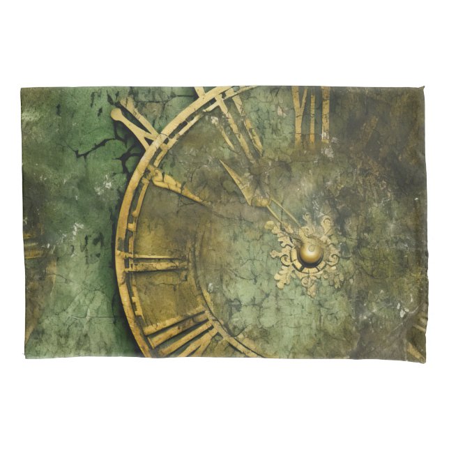 Relógio Emerald Green Rustic Steampunk (12) (Frente-Esquerda)