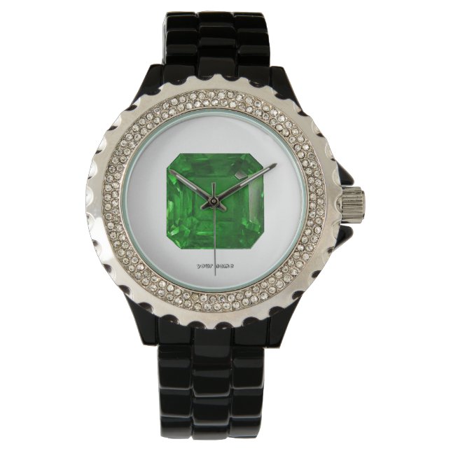 Relógio Emerald Octagon-cut (Frente)