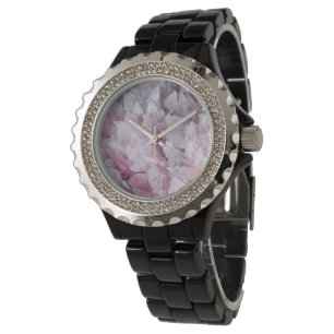 Relógio Energia Espirituosa Da Mente Rosa Quartz