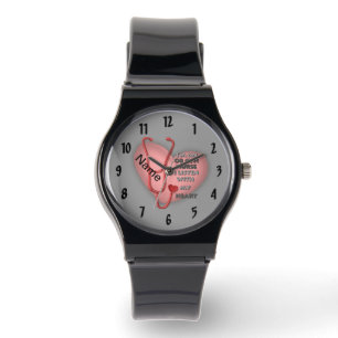 Relógio Enfermeiro ObGyn Red Heart