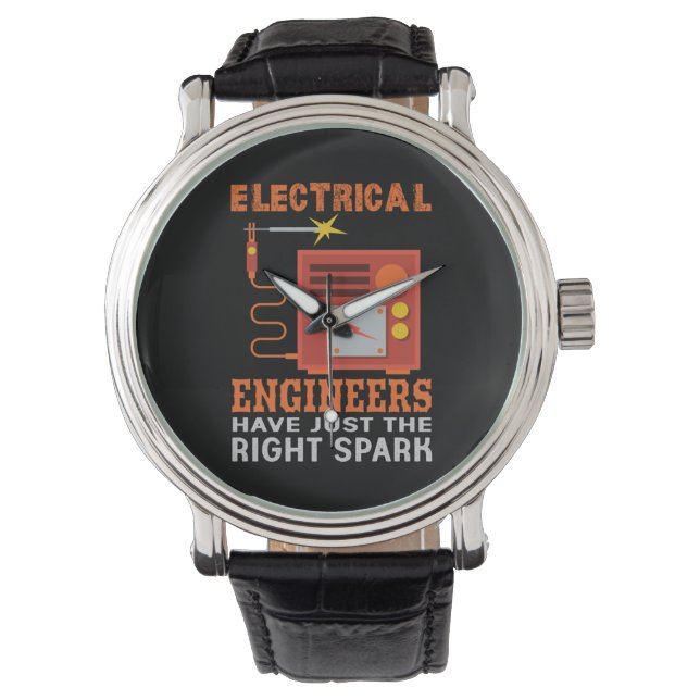 Relógio Engineer Electrical Engineers Have Just The Right (Frente)