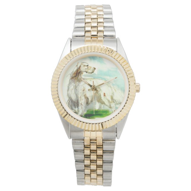 Relógio Engish Setter Watch por Hevener (Frente)