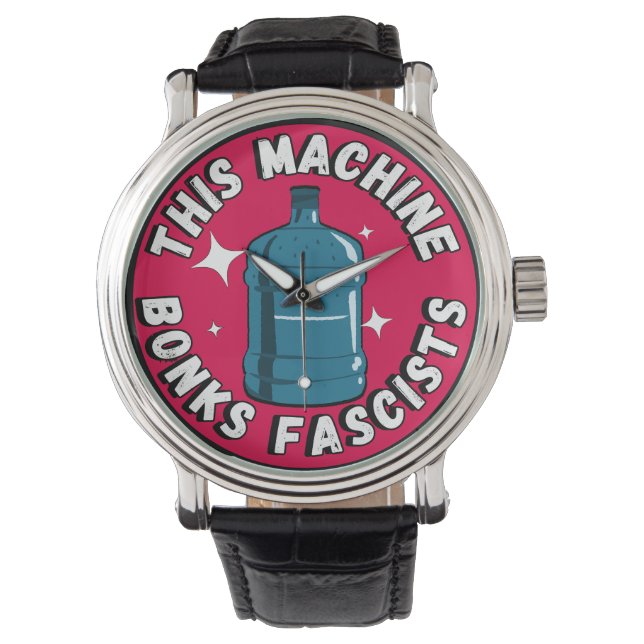 Relógio Engraçado, essa máquina bate fascistas (Frente)