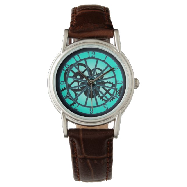 Relógio Engrenagens Mecânicas De Filigrana Gótica E Operaç (Frente)