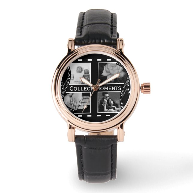 Relógio Enguia de filmes em preto-e-branco (Frente)