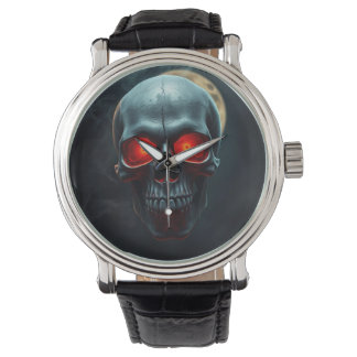 Relógio Epic Burning-Eye Skull Watch for Spooky Nights