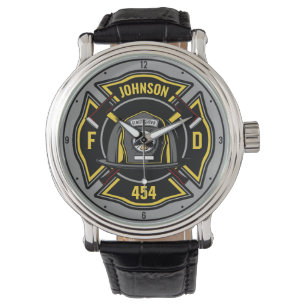 Relógio Equipe de resgate do corpo de bombeiros ADD NAME