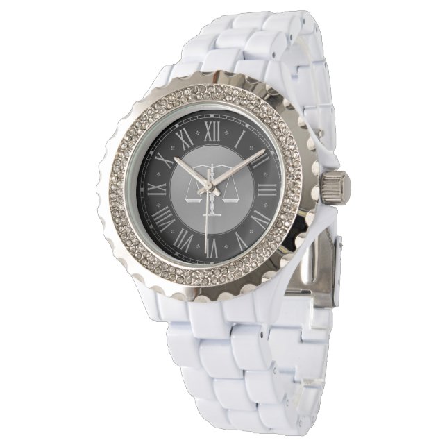 Relógio Escalas de Justiça | Clássico (Angular)