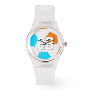 Relógio escolha QUALQUER cor de time c número de camisa fu