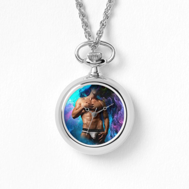 Relógio EscorregadioJoe muscular roupa interior vibrante (Frente)