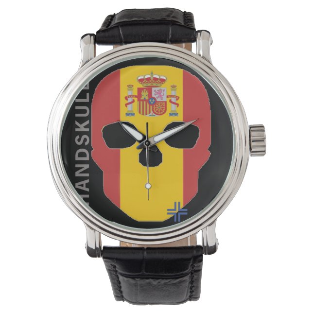 Relógio Espanha de HANDSKULL: couros e peles (Frente)