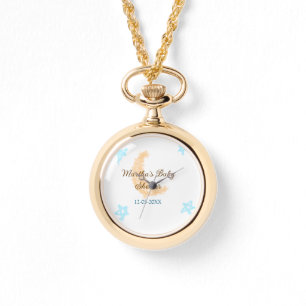 Relógio Espessura do chá de fraldas das estrelas azuis da 