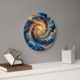 Relógio Espiral Vibrante | Relógio de Parede Cosmi