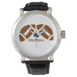 Relógio Esportes de beisebol do Rugby acrescentam nome rap