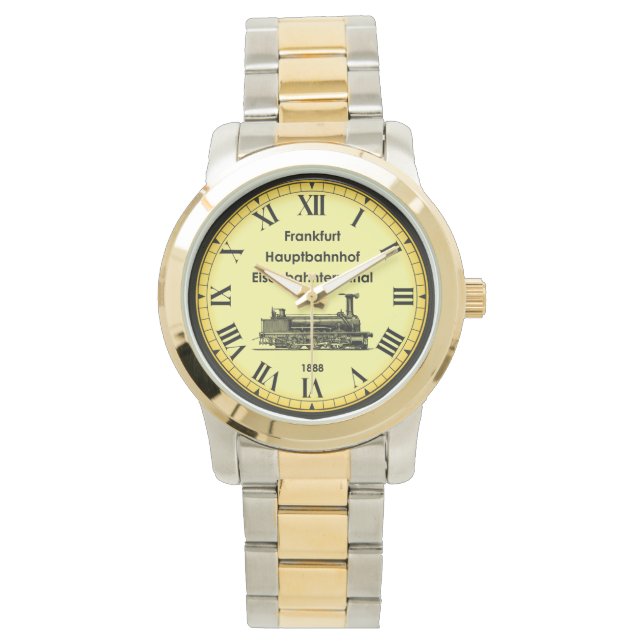 Relógio Estação Frankfurt ~ Alemanha ~ 1888 ~ Watch (Frente)