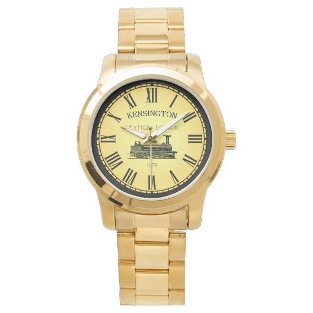 Relógio Estação Kensington ~ Londres Inglaterra ~ 1879 ~ (Frente)