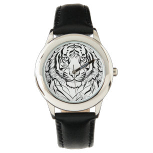 Relógio "Estilo de Raiva: Timepécia Tigre"