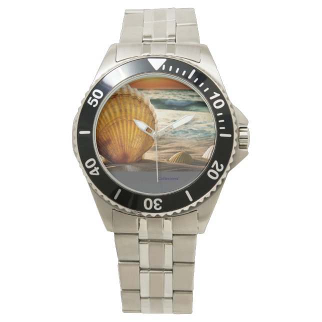 Relógio    Estilo: eWatch de Aço Inoxidável Masculino (Frente)