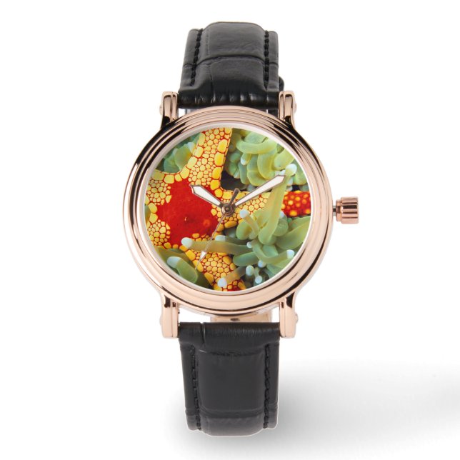 Relógio Estrela Vermelha e Amarela (Frente)