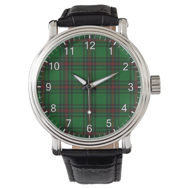Relógio Eterno Clã Fife Tartan Xadrez Gift Watch (Frente)