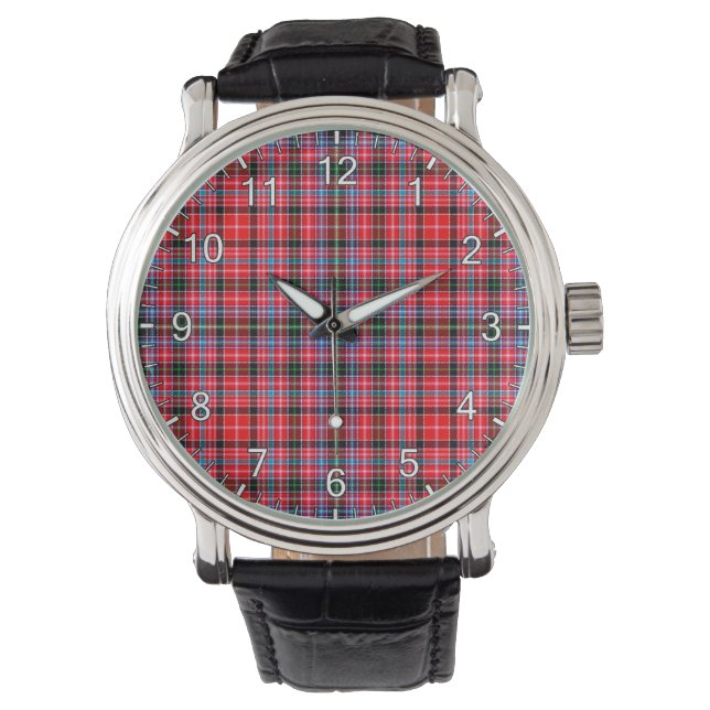 Relógio Eterno Clã Udny Tartan Xadrez Gift Watch (Frente)