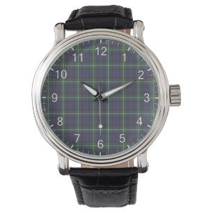 Relógio Eterno clássico Clan Campbell Tartan Xadrez Gift