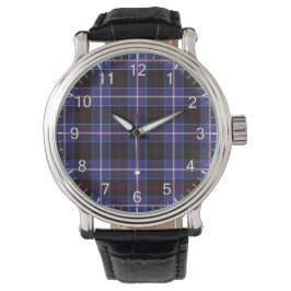 Relógio Eterno clássico Clan Dunlop Modern Tartan Xadrez