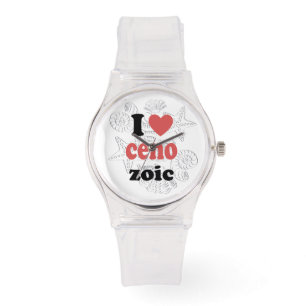 Relógio Eu adoro cenozoico, citação engraçada para cientis