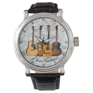 RELÓGIO EU ADORO GUITARS WRISTWATCH