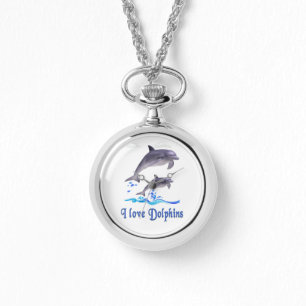 Relógio Eu adoro o Dolphins Watch