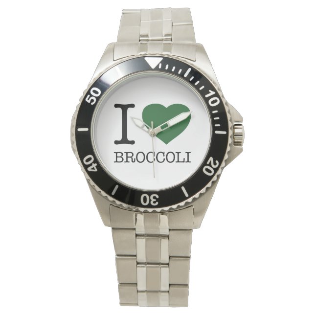 RELÓGIO EU AMO BROCCOLI (Frente)