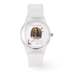 Relógio Eu amo Jesus