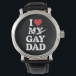 Relógio Eu Amo Meu Pai Gay Eu Adoro Meu Pai Gay<br><div class="desc">Eu Amo Meu Pai Gay Eu Adoro Meu Pai Gay</div>