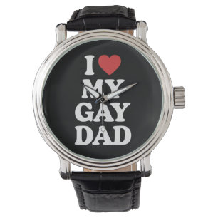 Relógio Eu Amo Meu Pai Gay Eu Adoro Meu Pai Gay