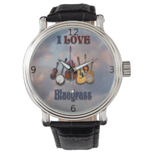 RELÓGIO EU AMO O BLUEGRASS
