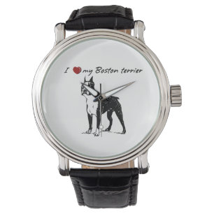 Relógio Eu Arkansas minhas palavras de Boston Terrier com