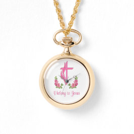 Relógio Eu pertenço a Jesus presentes