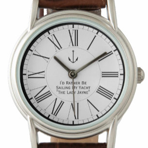 Relógio Eu Preferencialmente Velejando Meu Iate