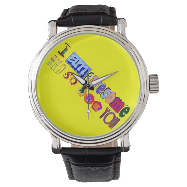 Relógio Eu sou o melhor pedaço do tempo (Frente)