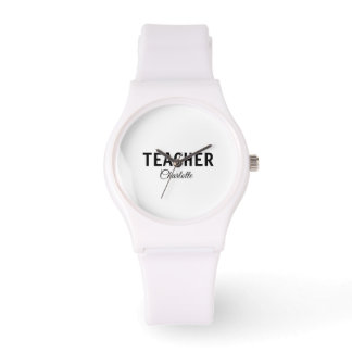 Relógio Eu sou professor Collegeadicionar seu nome SMS sim