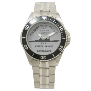 RELÓGIO EUA WELLES (DD-628)