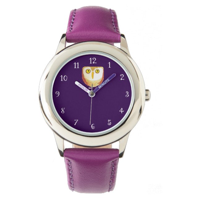 Relógio Eule in der Armbanduhr (Frente)