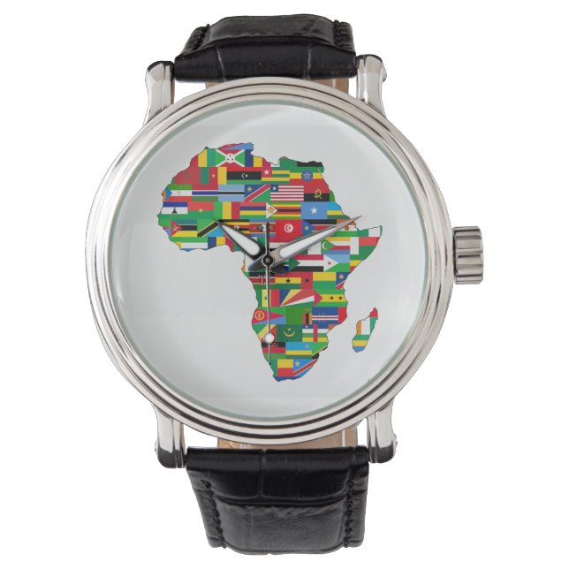 Relógio eWatch Africa-map (Frente)