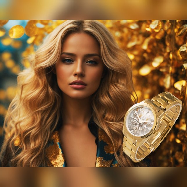 Relógio eWatch de pavão branco (Criador carregado)