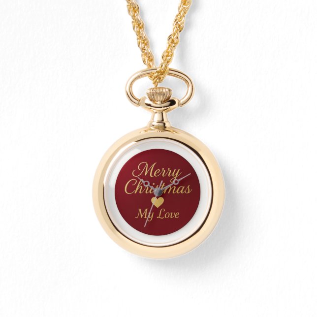 Relógio eWatch -Romantic Christmas Necklace Watch (Frente)