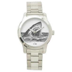 Relógio EXCELENTE OPEN JAWS White Shark Watch