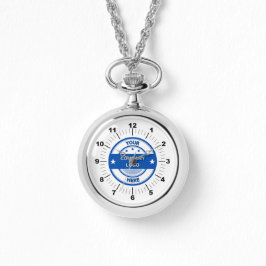 Relógio FÁCIL! Silver Necklace Watch - Personalizado